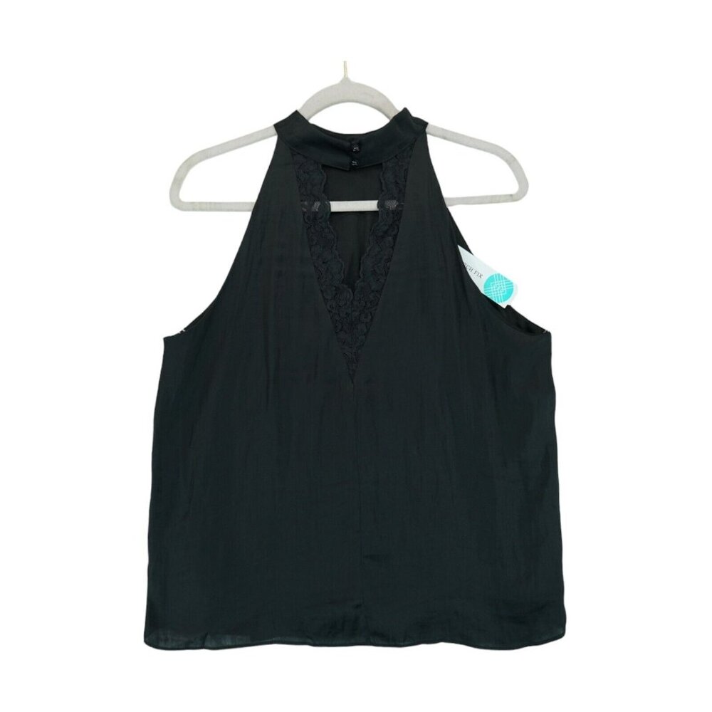 NWT The General Good Women's XL Allie Halter Top‎ Black ~ Stitch Fix